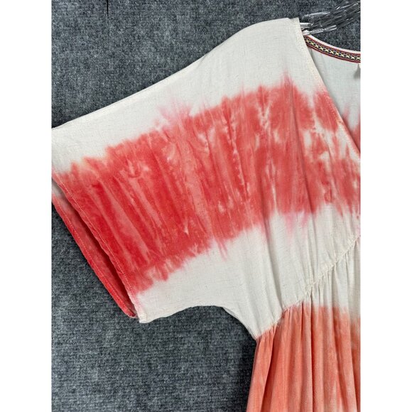 Knox Rose Midi Dress Small Tie Dye Boho Beach Resort Cover Up Cottage Summer - Picture 5 of 10